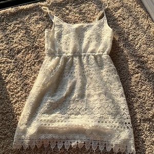 H&M lace dress (white, small)